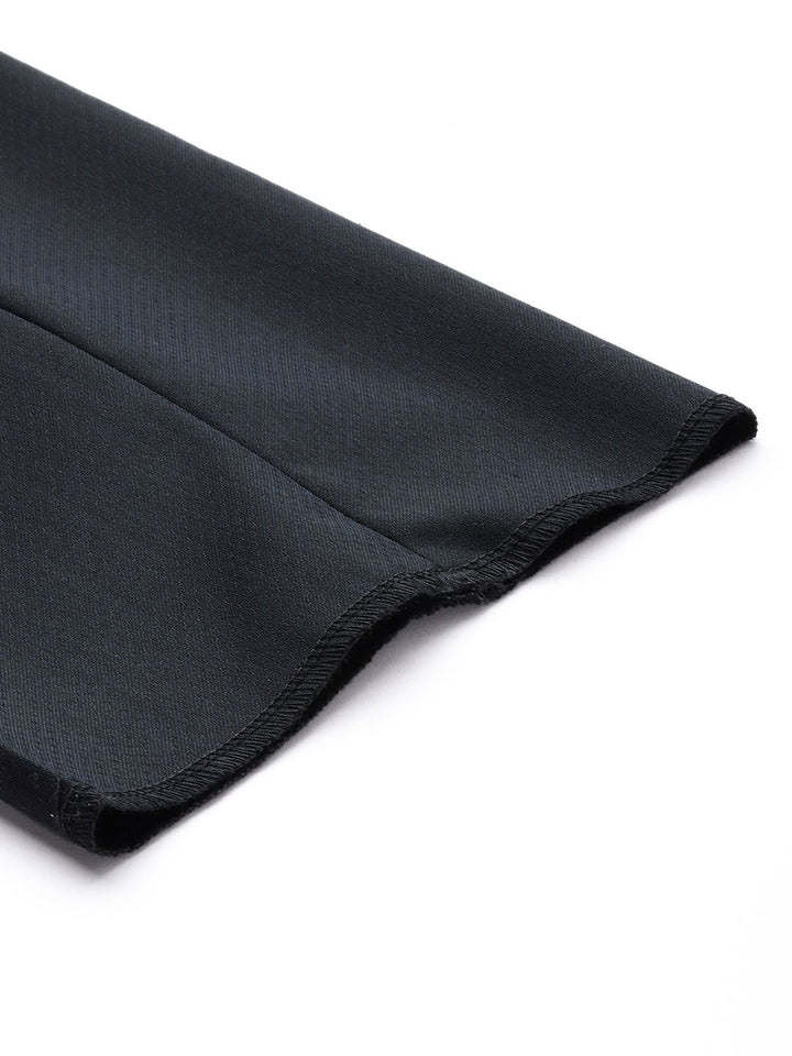 Raymond Men Self Design Textured Slim Fit Formal Trousers