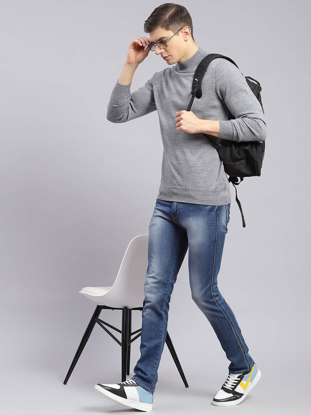 Monte Carlo High Neck Woollen Pullover