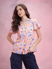 DressBerry Abstract Print Top