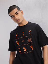 HRX by Hrithik Roshan Typography Printed Training T-shirt