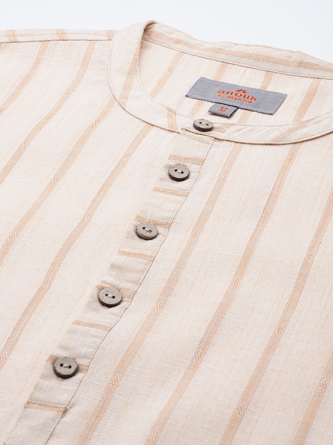 Anouk Men Striped Kurta with Salwar