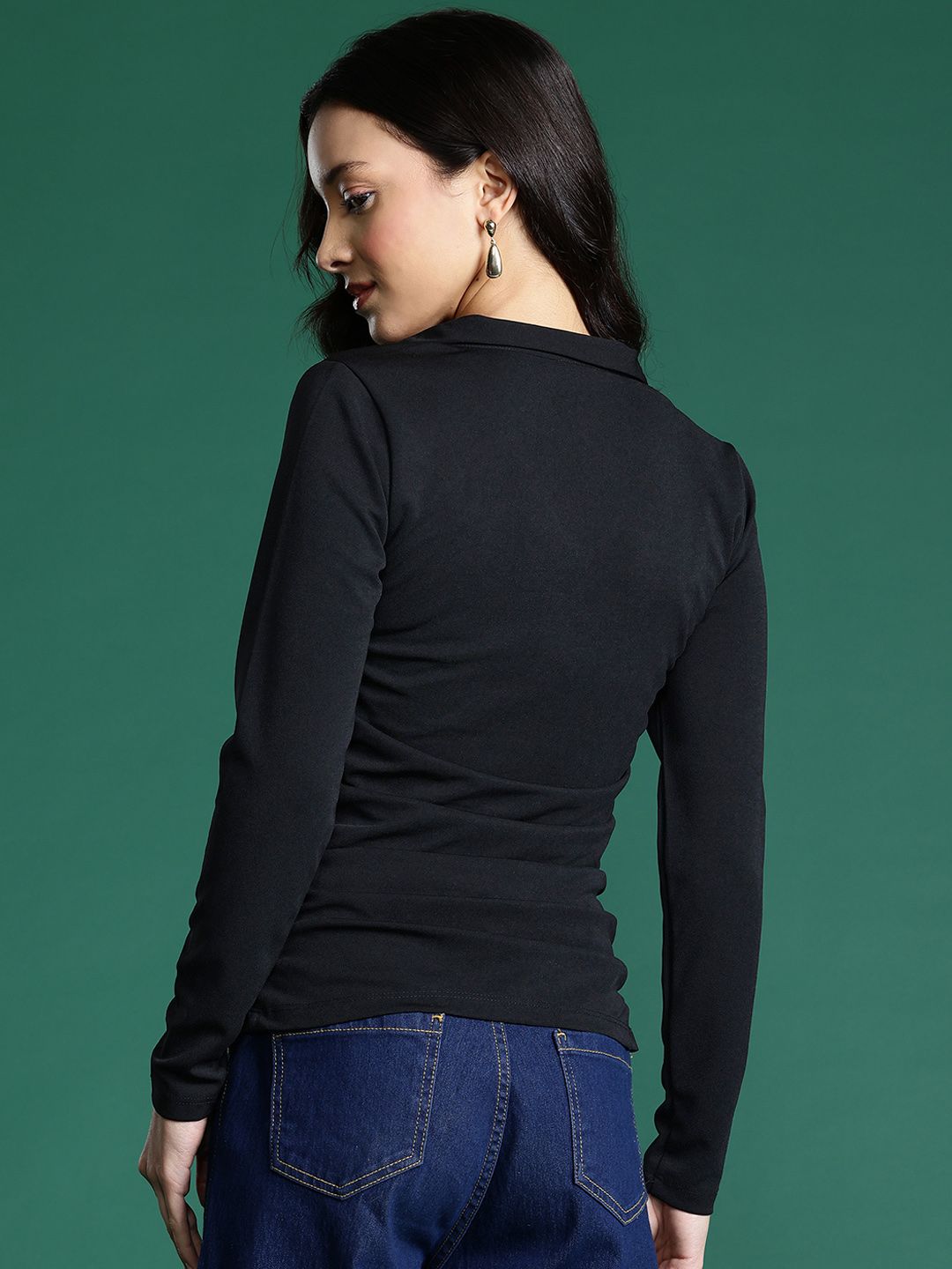 DressBerry Ruched Sides Top