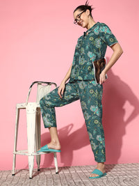 SANSKRUTIHOMES Printed Cotton Night suit