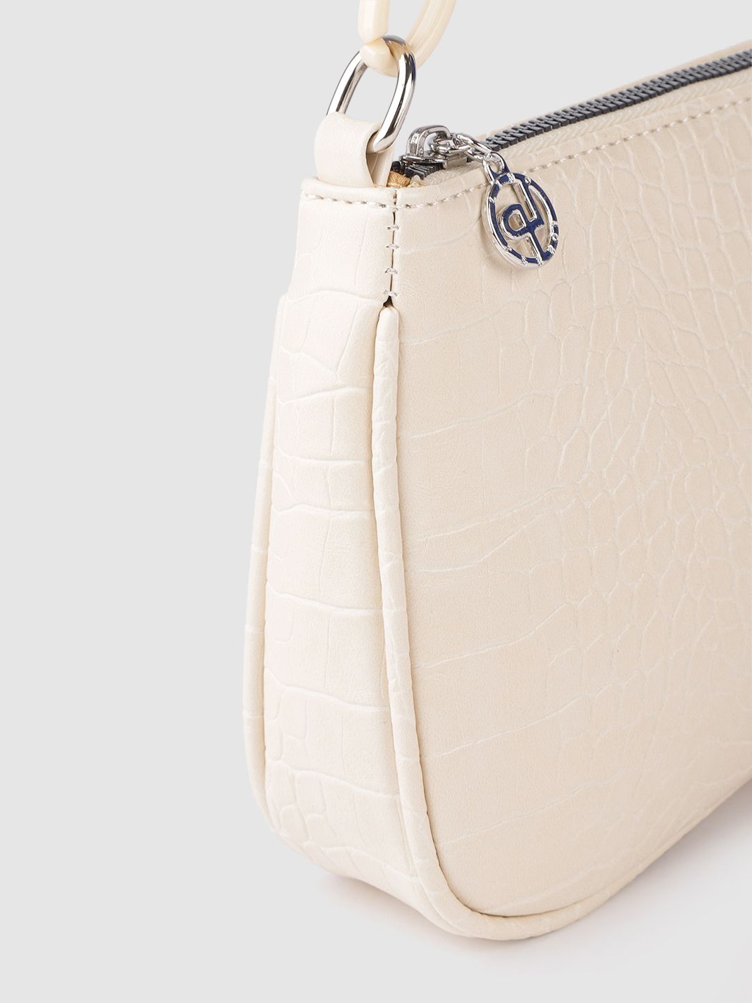 Lino Perros Women Off White Animal Printed PU Shoulder Bag