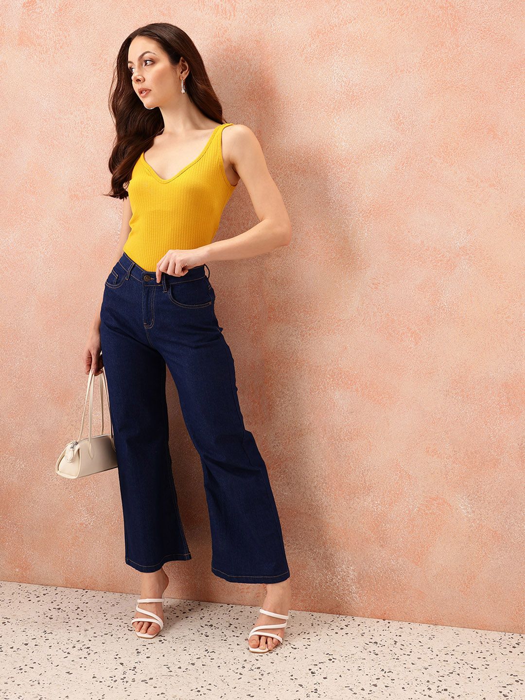 all about you Ribbed Fitted Top