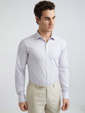 Park Avenue Men Slim Fit Vertical Stripes Opaque Pure Cotton Formal Shirt