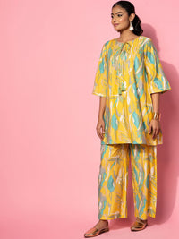 Libas Women Printed A-Line Tunic & Palazzo Co-Ords