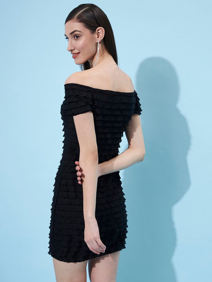 Athena Women Off-Shoulder Bodycon Dress