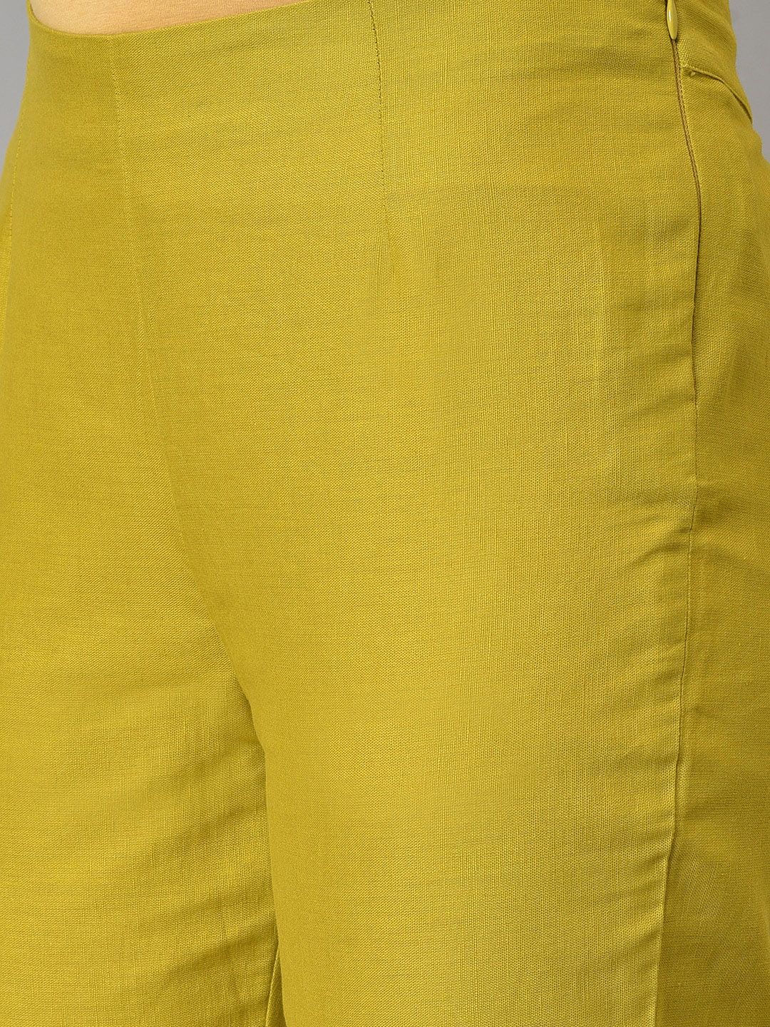 W Women Regular Fit Cigarette Trousers