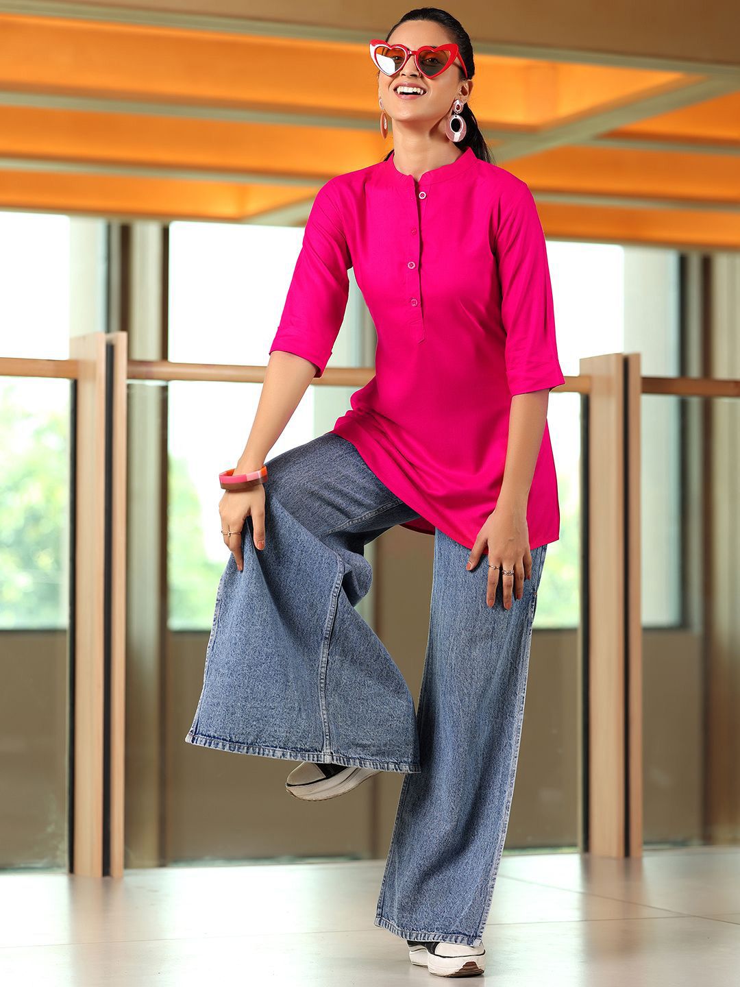 Libas Mandarin Collar Tunic