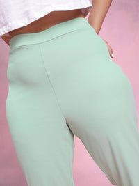 DressBerry Women Plus Size Rib Knit Trousers