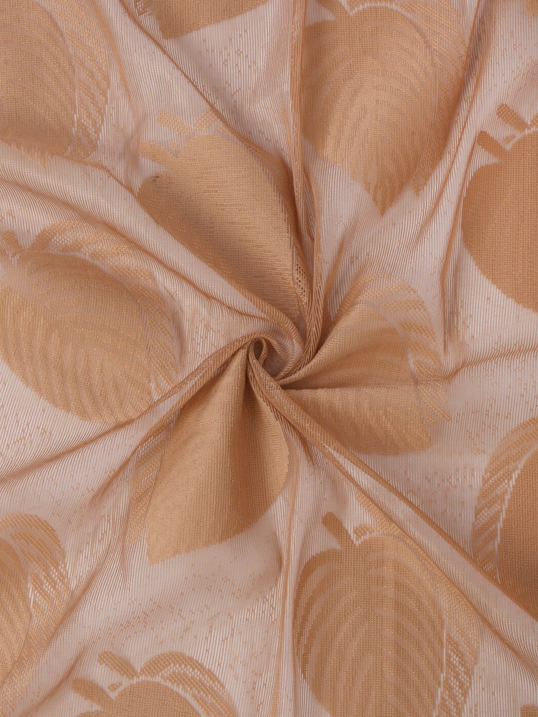 HOSTA HOMES Brown Floral Window Curtain