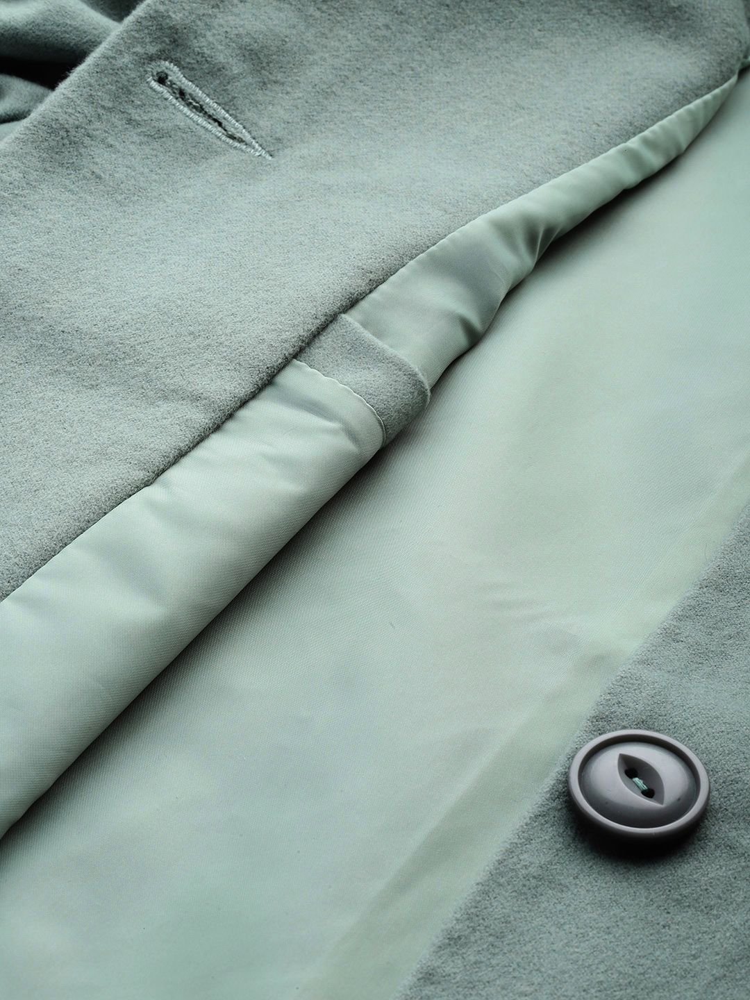 all about you Shirt Collar Longline Overcoat