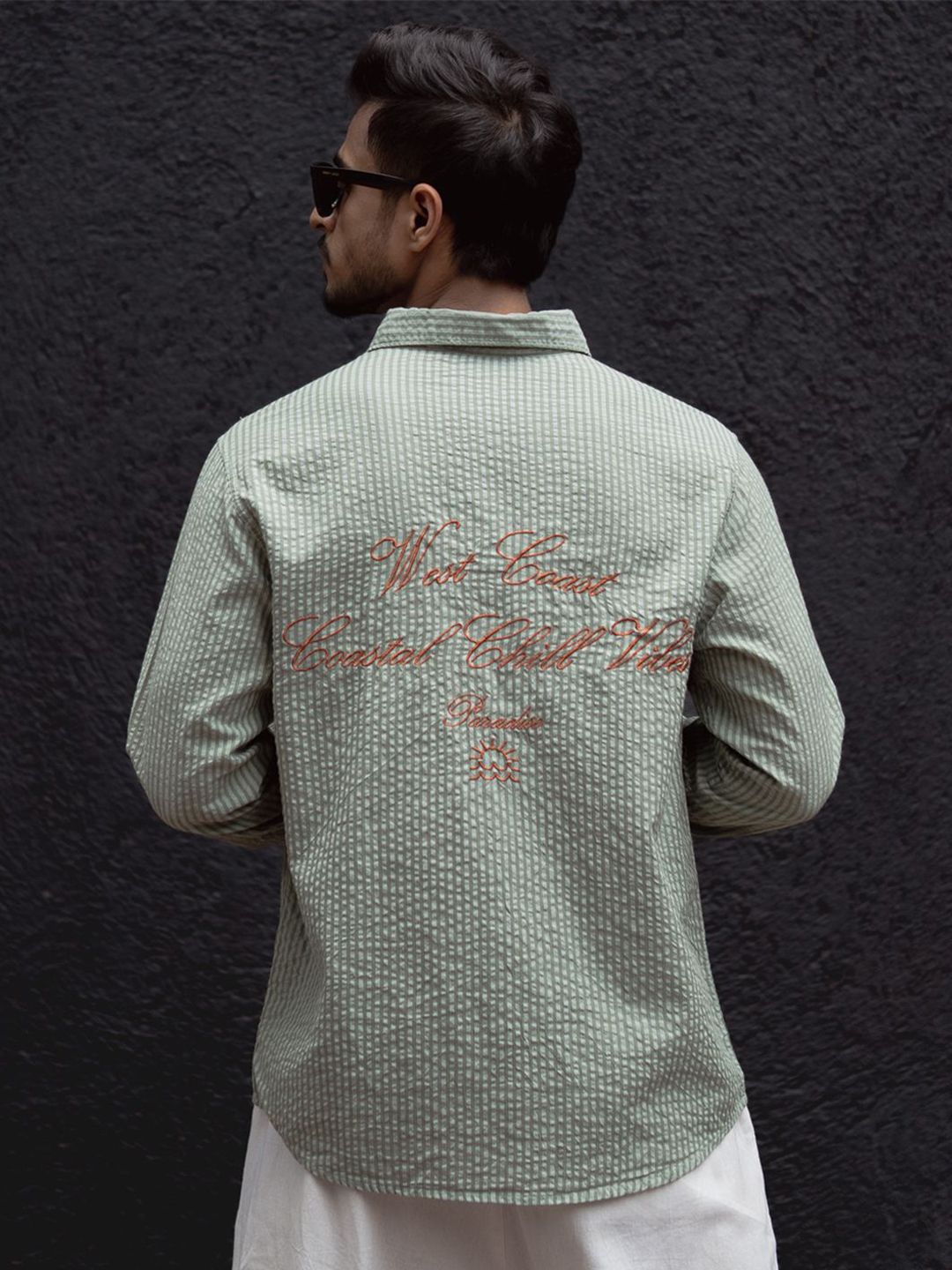 Powerlook Men Opaque Striped Casual Shirt