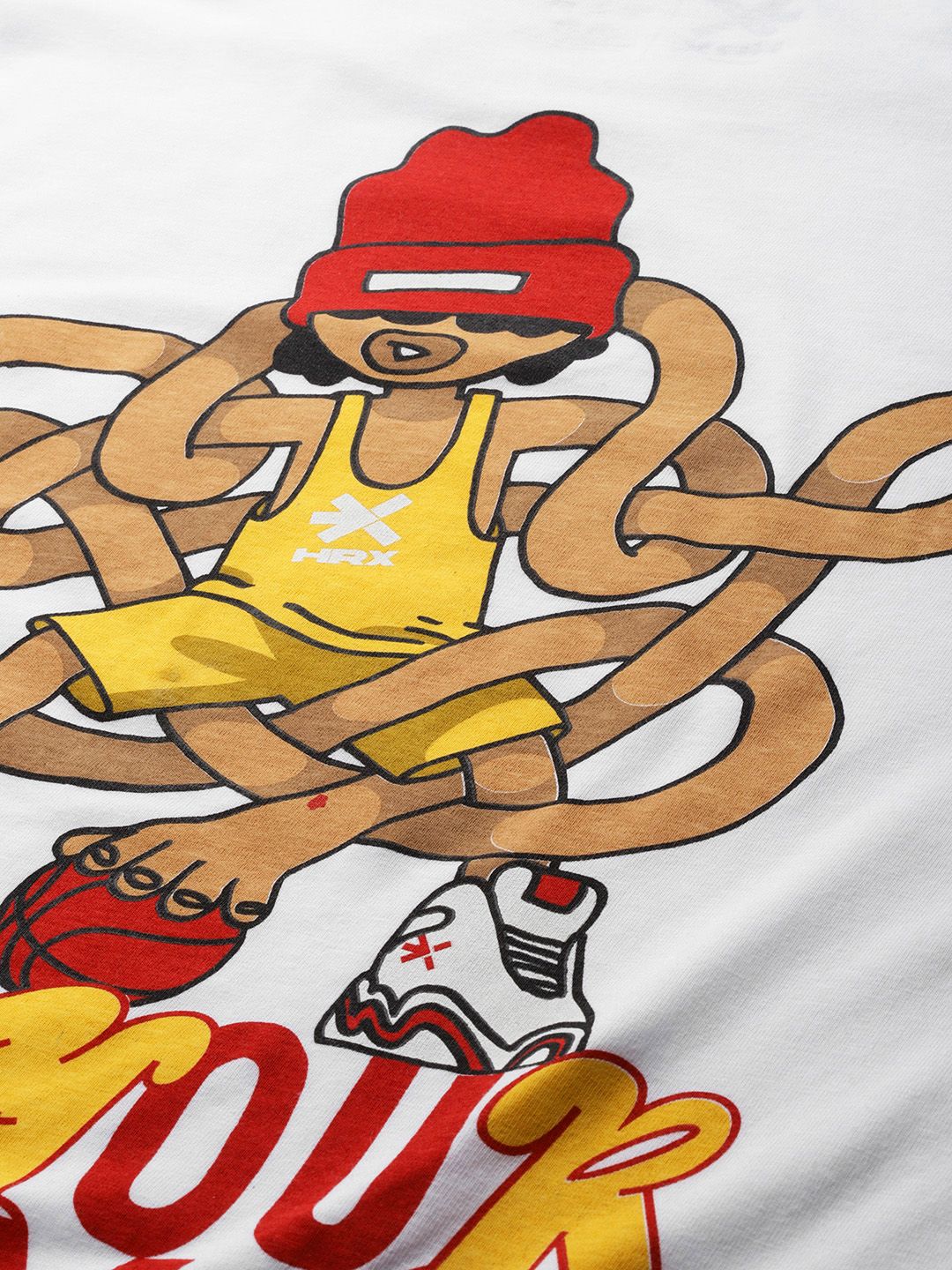 HRX by Hrithik Roshan Placement Print Regular Fit Lifestyle T-shirt