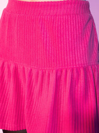 STREET 9 Self-Striped A-Line Mini Skirt