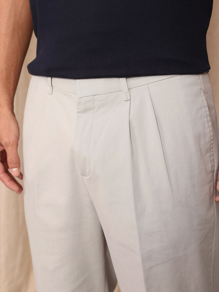 Mr Bowerbird Men Oversized Fit Pleated Korean Pants