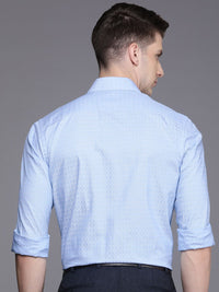 Raymond Textured Slim Fit Pure Cotton Formal Shirt