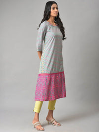 W Women Ethnic Motifs Printed Indie Prints Kurta
