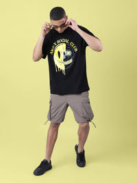 Bene Kleed Men Pure Cotton Graphic Oversized T-Shirt