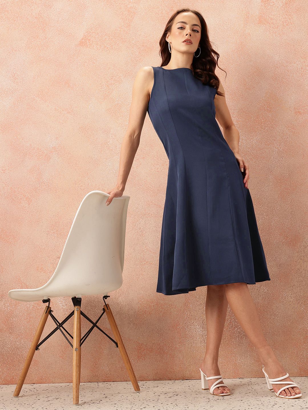 all about you Panelled A-Line Dress