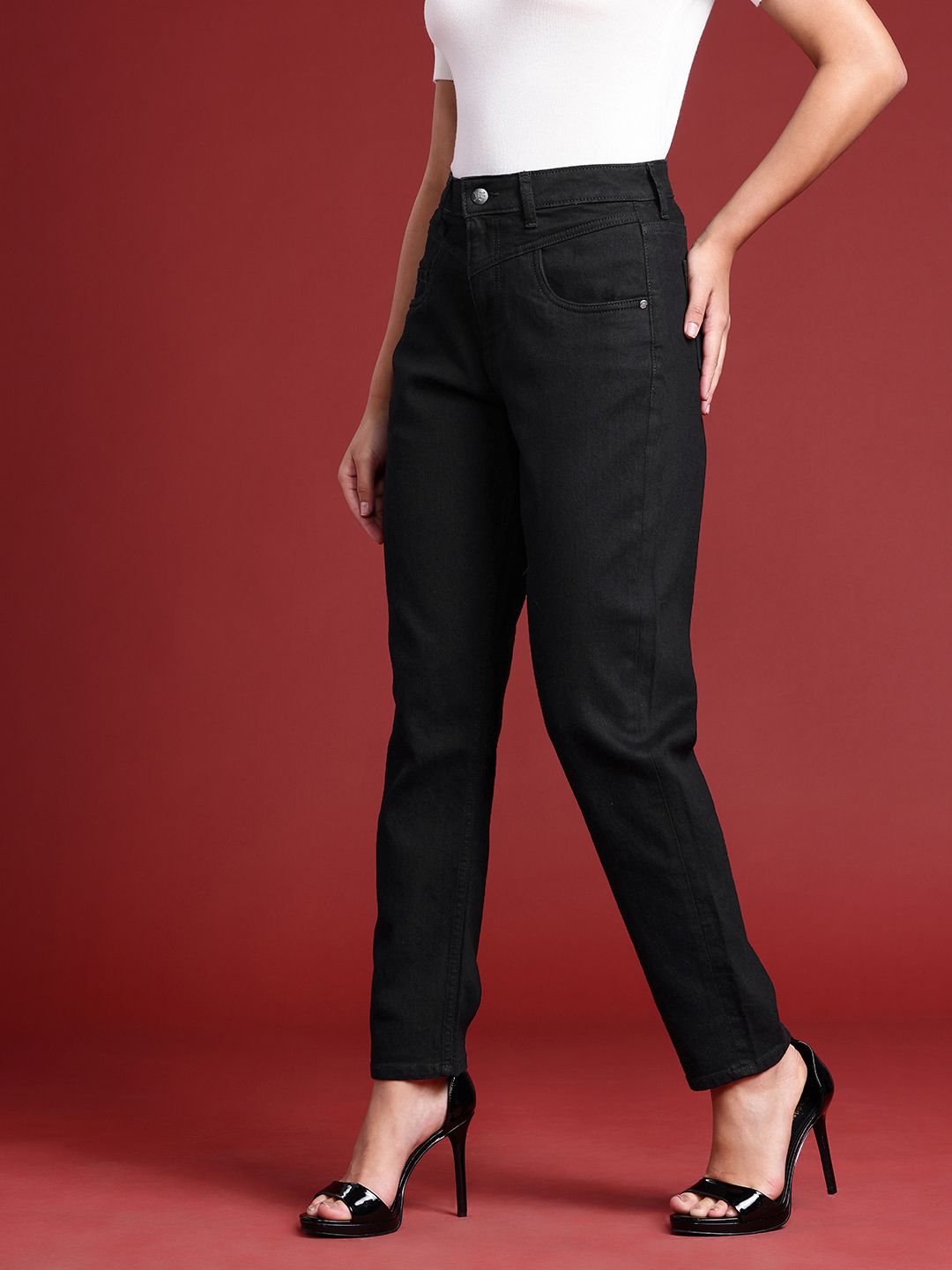 all about you Women Mom Fit Stretchable Jeans