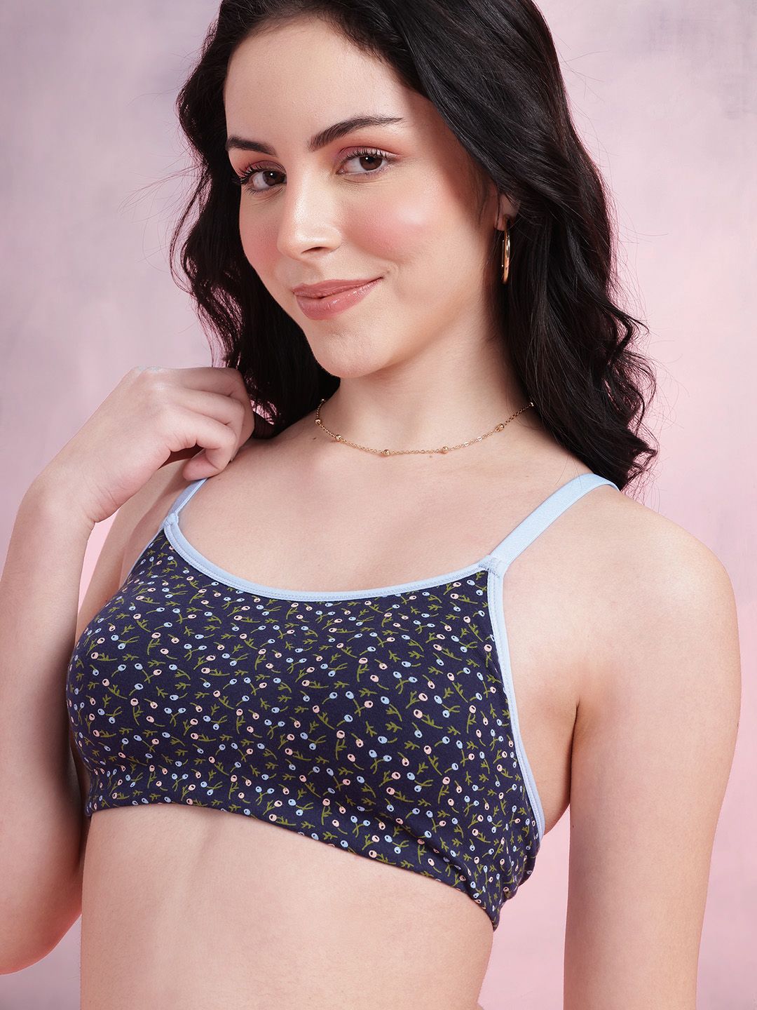 DressBerry Floral Full Coverage Lightly Padded Bra