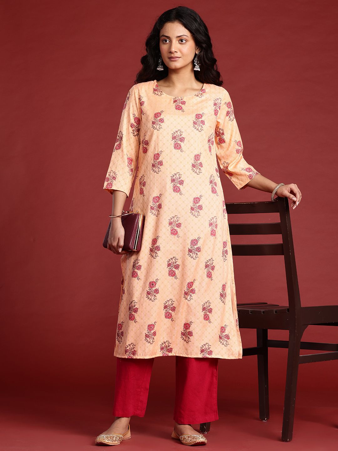 Anouk Floral Printed Kurta