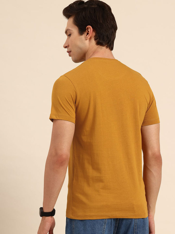 Being Human Brand Logo Printed Pure Cotton Slim Fit T-shirt