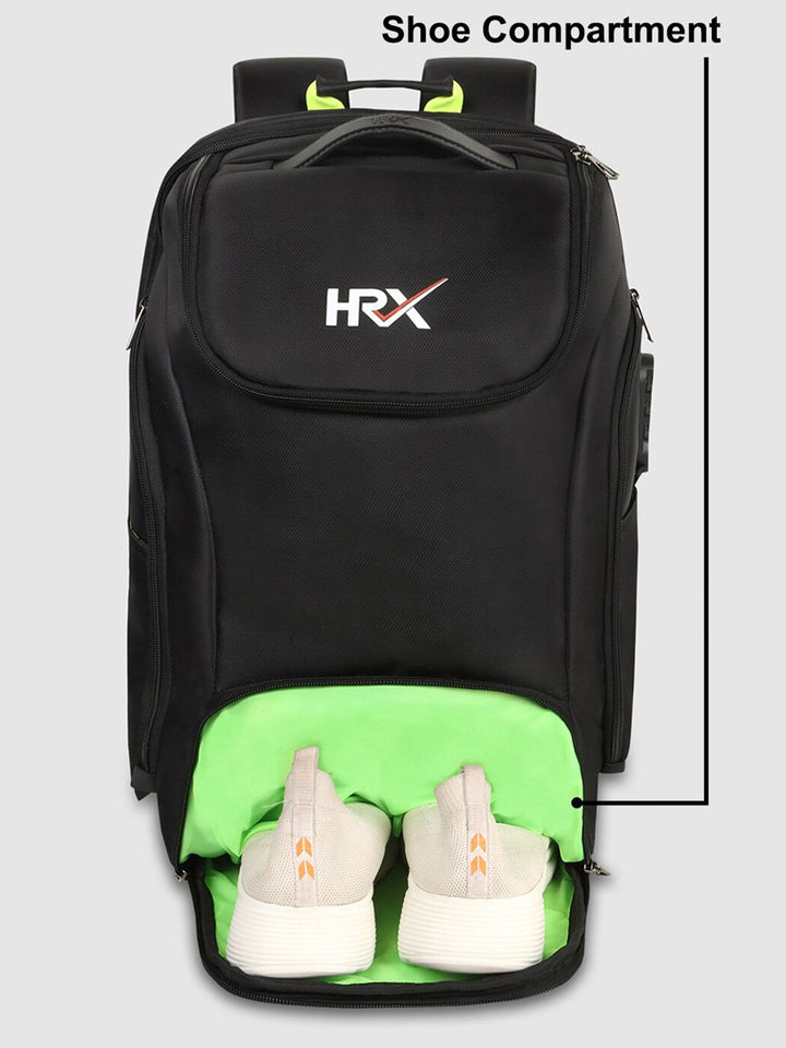 HRX by Hrithik Roshan Unisex Anti-Theft Backpack with Shoe Pocket 40L