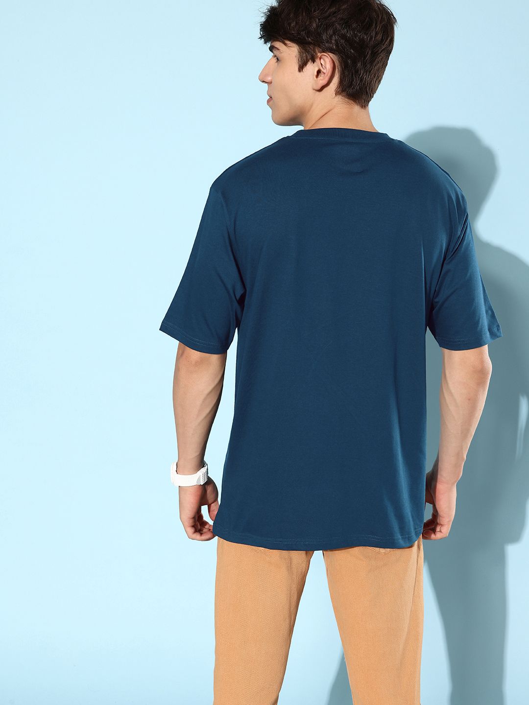 DILLINGER Men Printed Pure Cotton Oversize T-shirt