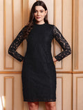 all about you Floral Lace Sheath Dress