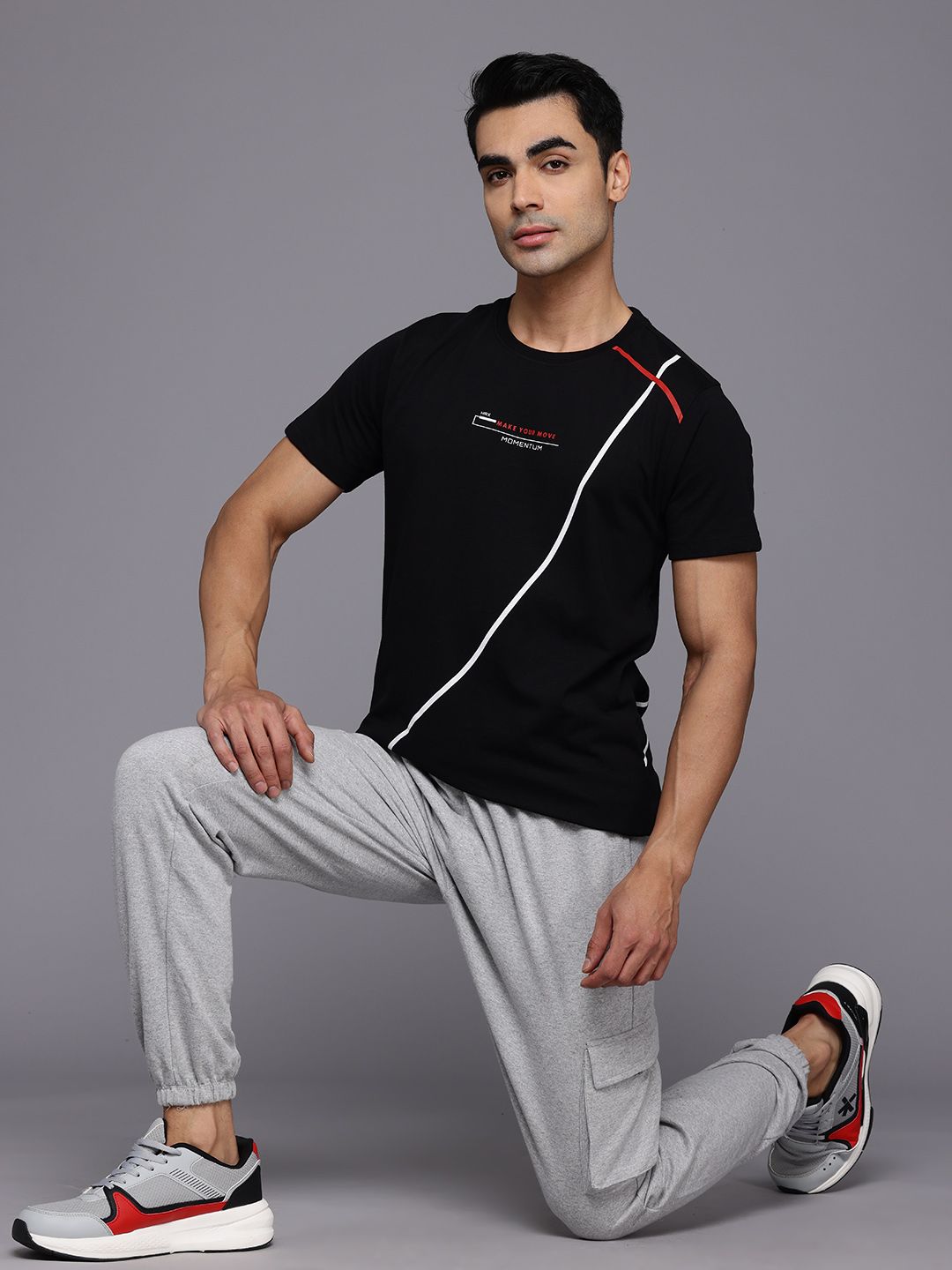 HRX by Hrithik Roshan Men Striped T-shirt