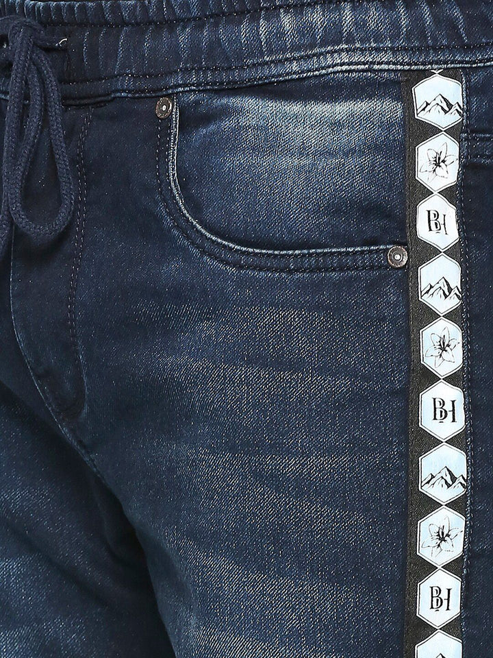 Being Human Men Mid Rise Clean Look Heavy Fade Jeans