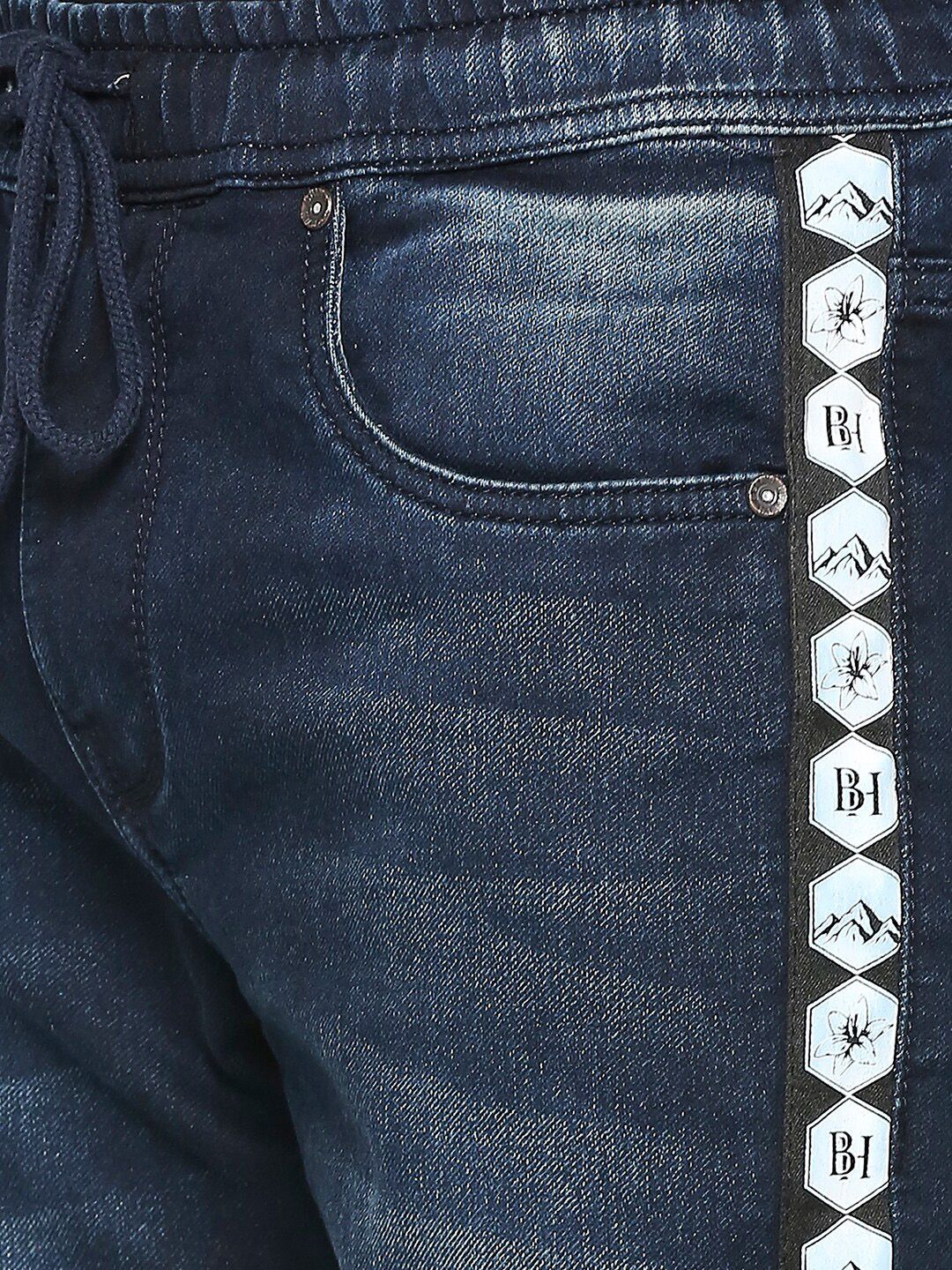 Being Human Men Mid Rise Clean Look Heavy Fade Jeans