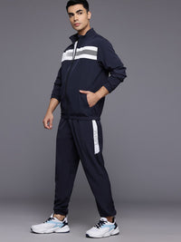 HRX by Hrithik Roshan Striped Rapid-Dry Running Tracksuit