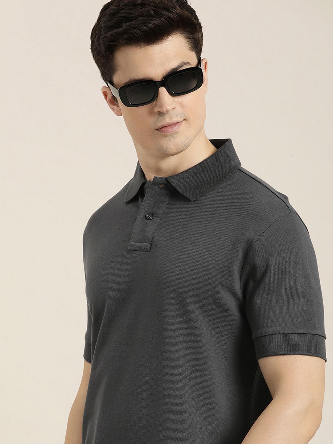 DILLINGER Men Polo Collar Pure Cotton T-shirt