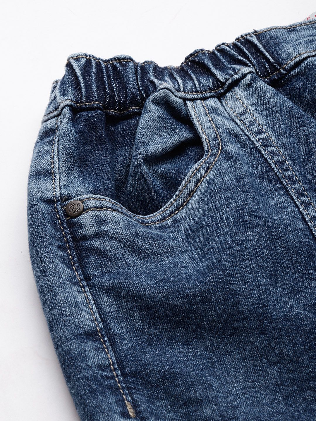 all about you Women Slim Straight Fit High-Rise Light Fade Stretchable Jeans