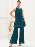 Antheaa Embellished Tunic & Palazzo