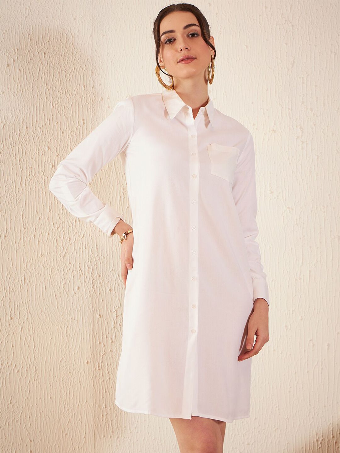 DENNISON Shirt Collar Shirt Dress