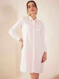 DENNISON Shirt Collar Shirt Dress