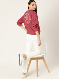 DressBerry Printed Drop-Shoulder Sweatshirt