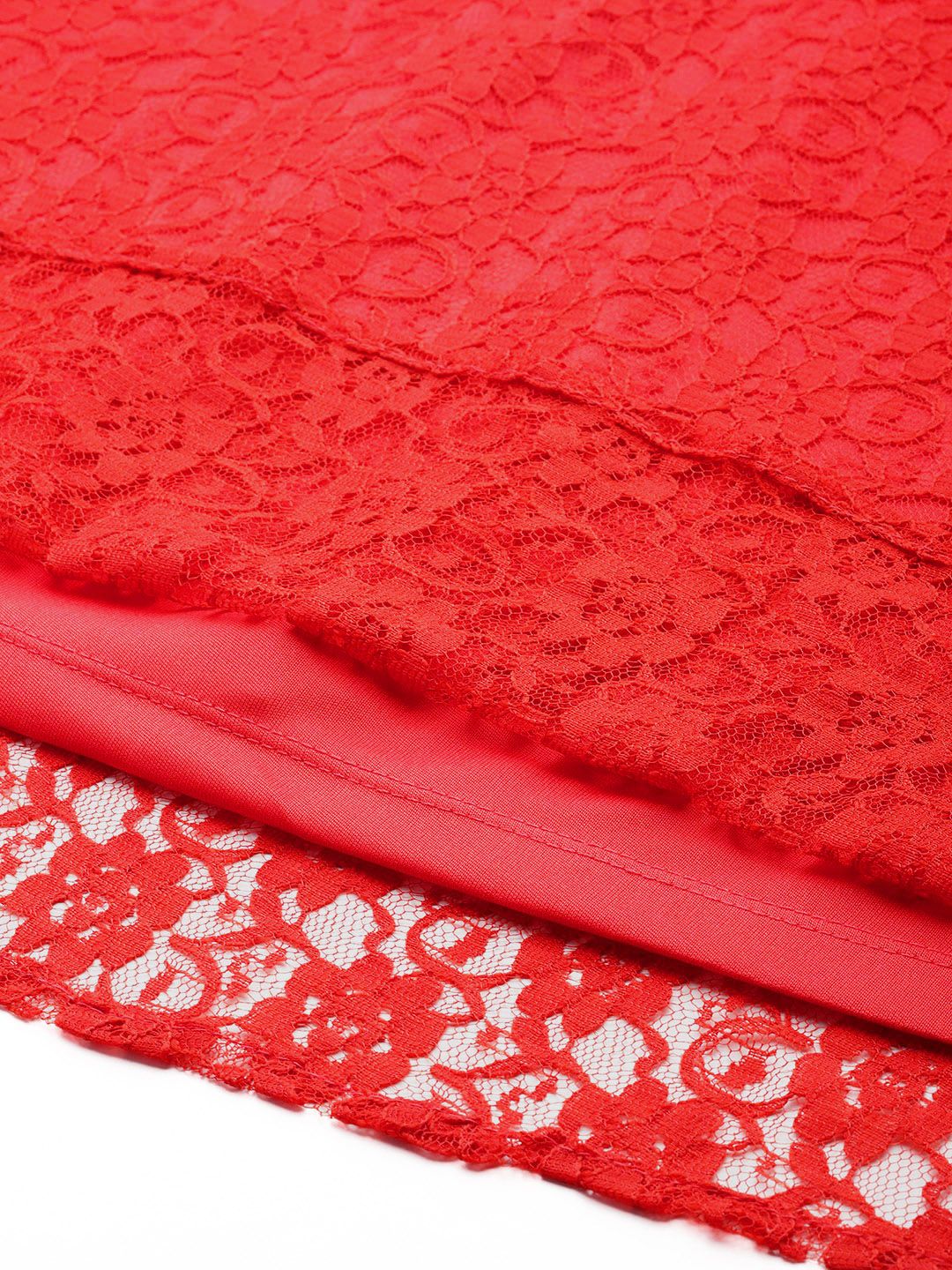 all about you Lace A-Line Midi Dress