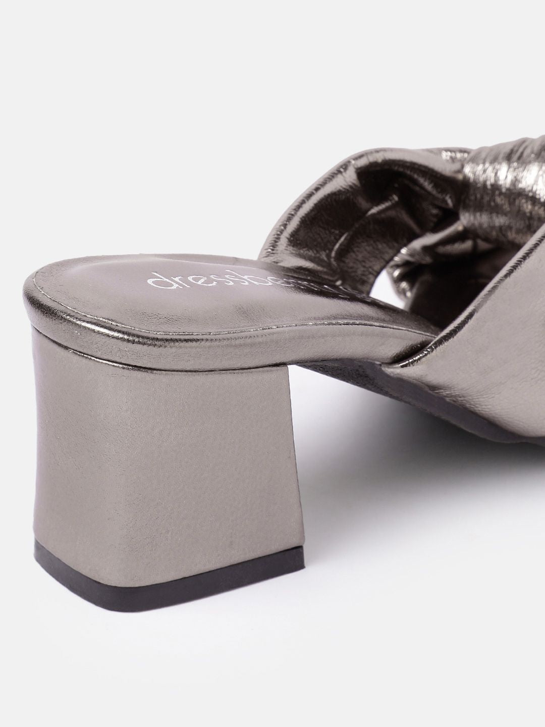 DressBerry Open Toe Block Heel