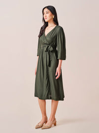 AND Regular Sleeve Midi Dress