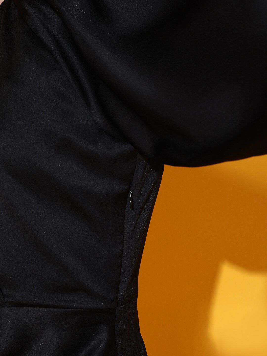 STREET 9 Women Stunning Black Solid Dress