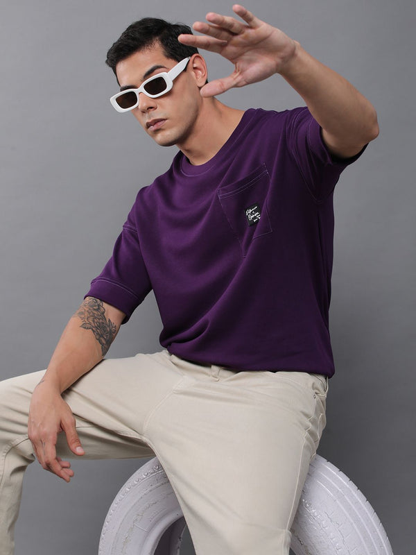 Difference of Opinion Men Oversized Drop Shoulder Ultra Soft Drapey Cotton T-Shirt