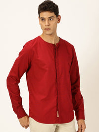 Thomas Scott Men Premium Cotton Linen Casual Shirt