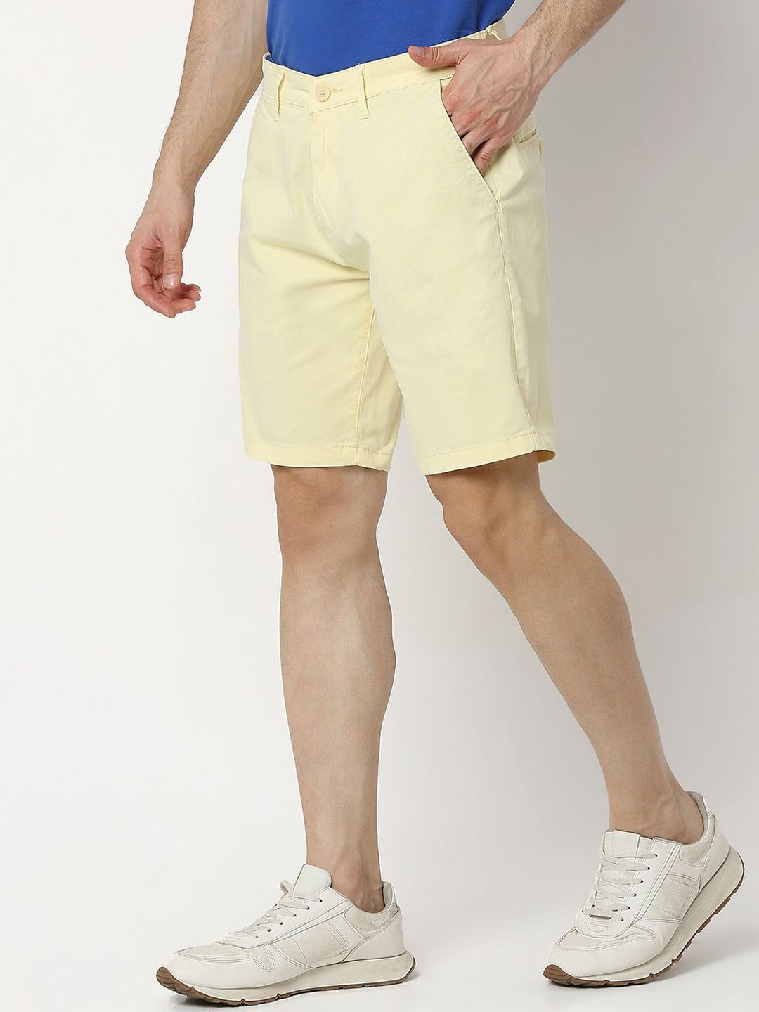 SPYKAR Men Mid-Rise Shorts