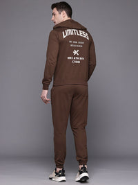 HRX by Hrithik Roshan Typography Printed Hooded Lifestyle Tracksuit